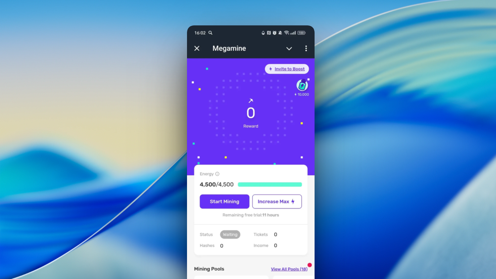 Megamine — Telegram Clicker