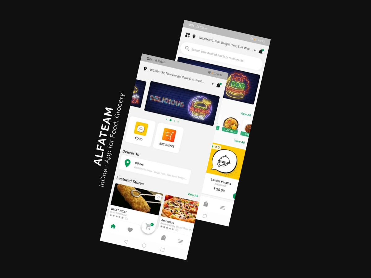 InOne: App for Food, Grocery