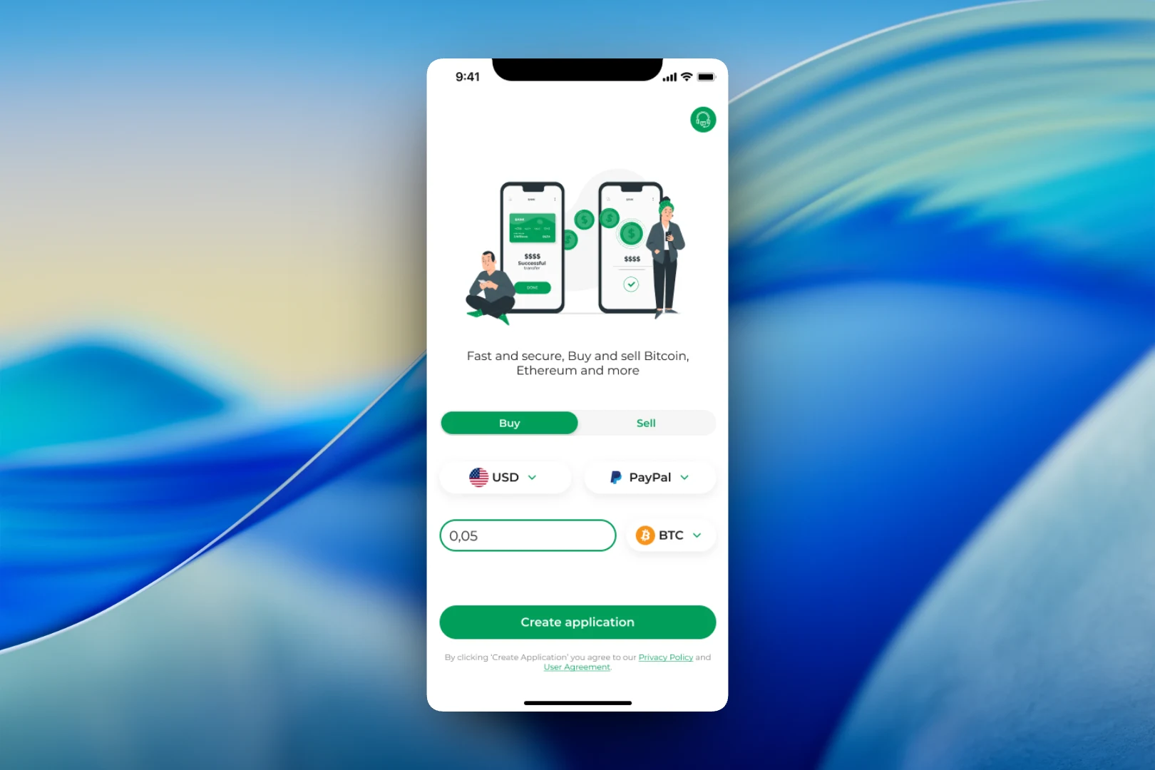 Crypto app